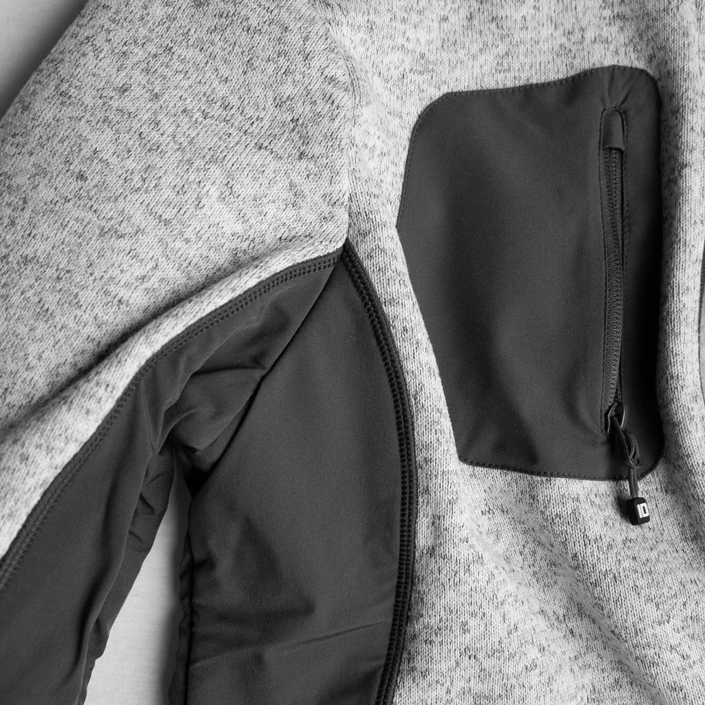 Strickfleece Jacke Damen