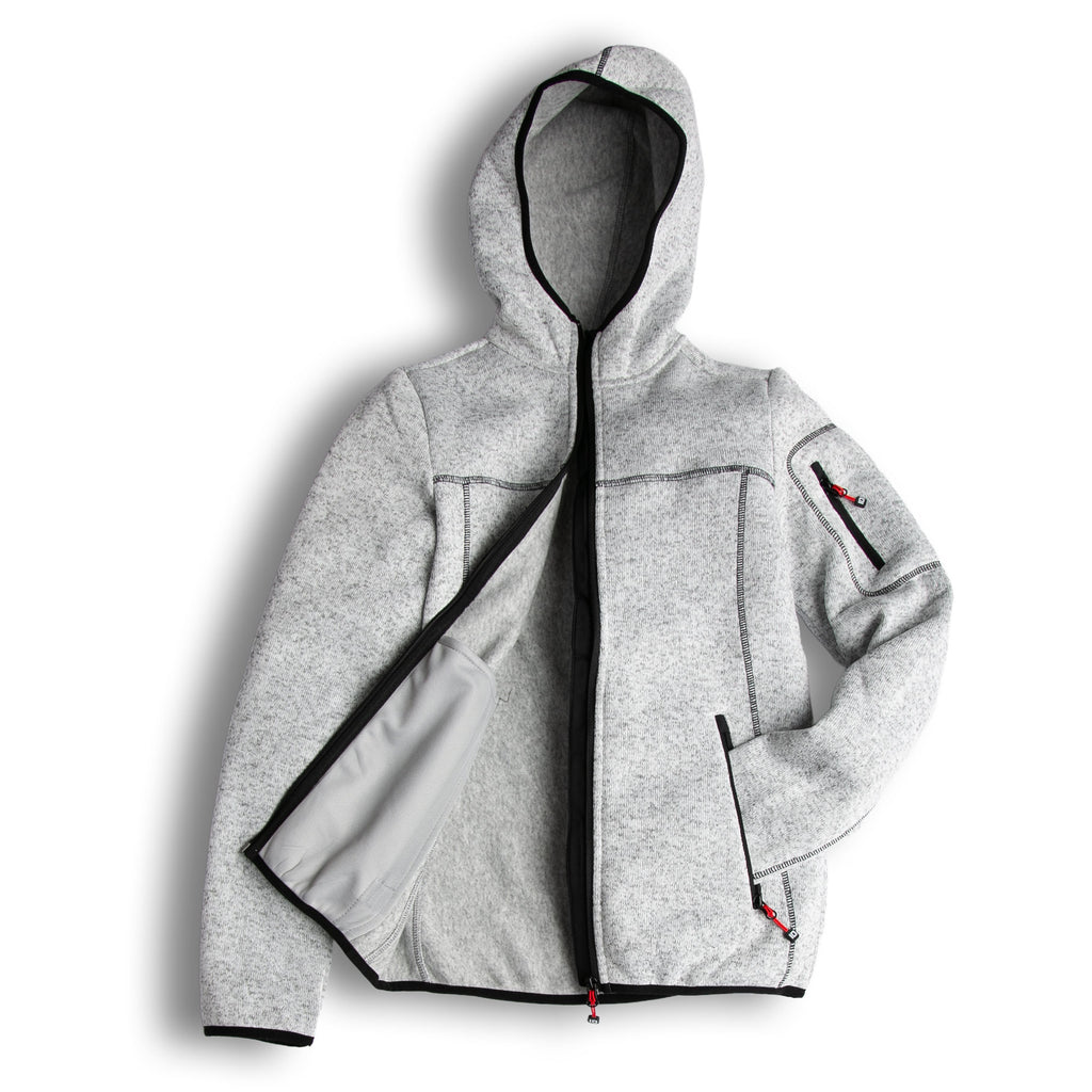 Strickfleece Jacke Damen