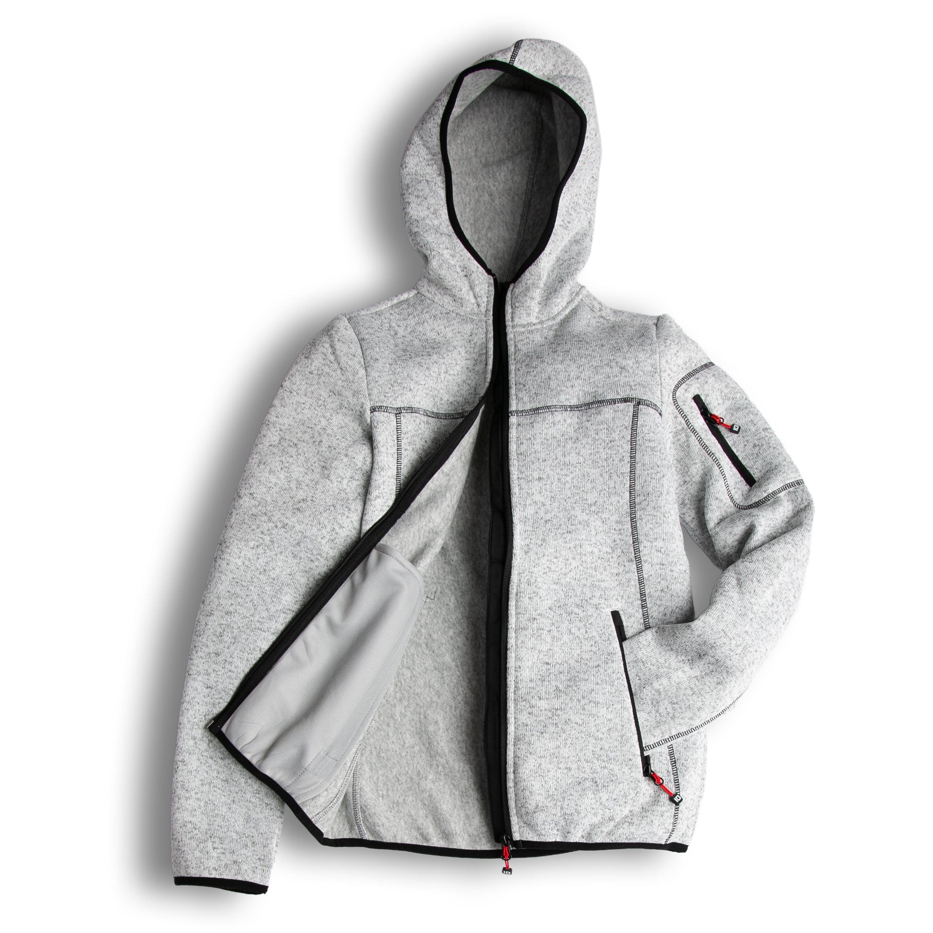 Strickfleece Jacke Damen
